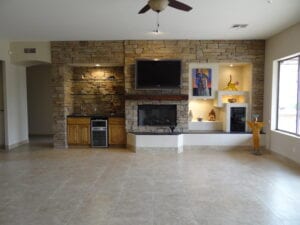 Fireplace remodel